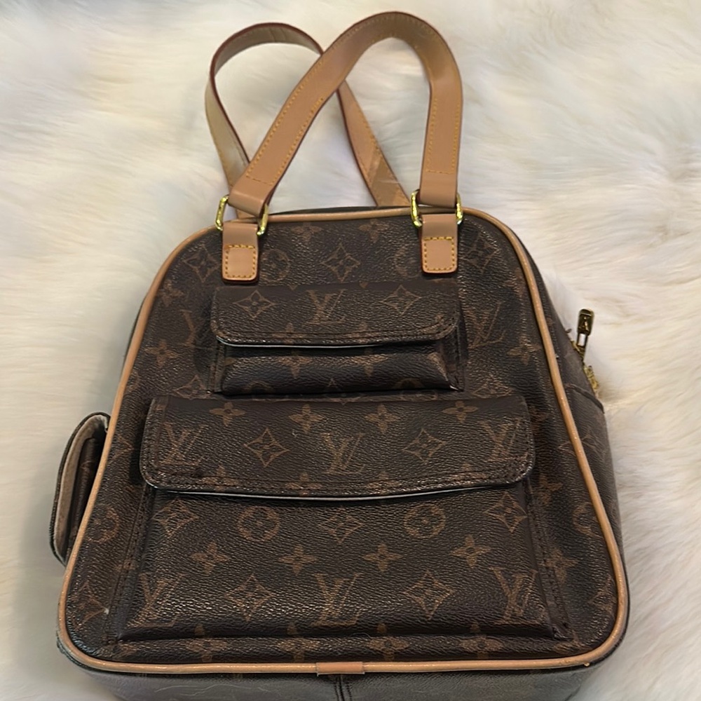 Louis Vuitton Monogram Brown Backpack-Style Purse